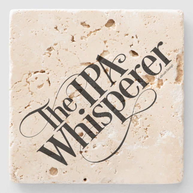 Porta-copo De Pedra Whisperer de IPA (Frente)