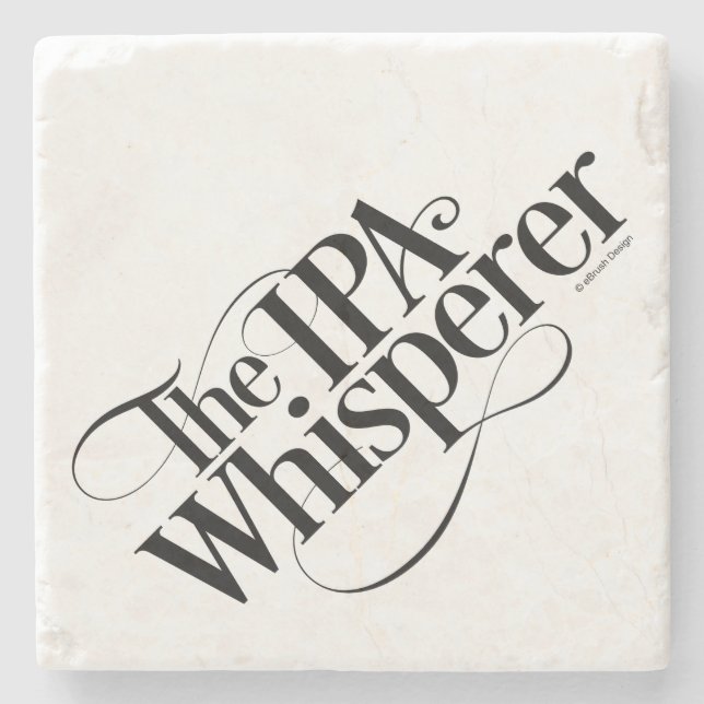 Porta-copo De Pedra Whisperer IPA (Frente)