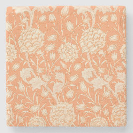 Porta-copo De Pedra Wild Tulip Pattern (por William Morris)