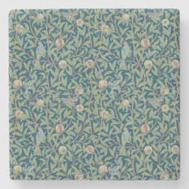 Porta-copo De Pedra William Morris "Bird and Pomegranate"