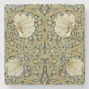 Porta-copo De Pedra William Morris Pimpernel Vintage Pré-Raphaelite