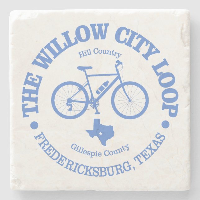 Porta-copo De Pedra Willow City Loop (ciclismo) (Frente)