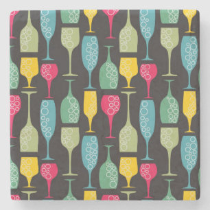 Porta-copo De Pedra Wineglass