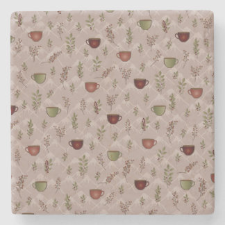 Porta-copo De Pedra Winter Coffee Journey