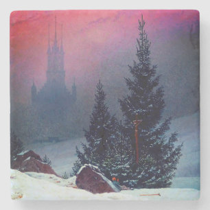 Porta-copo De Pedra Winter Landscape Caspar David Friedrich