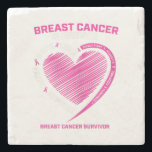 Porta-copo De Pedra Womens Pink Breast Cancer Survivor Gifts Women Mom<br><div class="desc">Womens Pink Breast Cancer Survivor Gifts Women Mom</div>