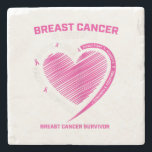Porta-copo De Pedra Womens Pink Breast Cancer Survivor Gifts Women Mom<br><div class="desc">Womens Pink Breast Cancer Survivor Gifts Women Mom</div>