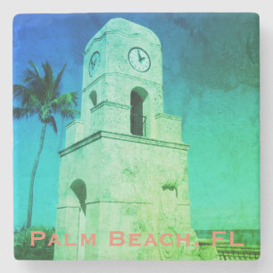 Porta-copo De Pedra Worth Avenue Clock Tower - Palm Beach, FL