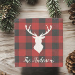 Porta-copo De Pedra Xadrez e veado de Buffalo Vermelho | Presente de n<br><div class="desc">Abrace o encanto rústico do excelente ao ar livre com nossa Xadrez de Buffalo Vermelho e o Dom de Nome Personalizado de Deer! Quer você esteja comprando por si mesmo ou procurando por um presente pensativo,  esta design traz um toque de natureza selvagem para qualquer ocasião.</div>