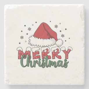 Porta-copo De Pedra Xmas Gift Feliz Natal