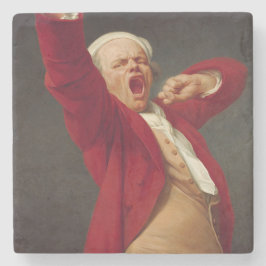 Porta-copo De Pedra Yawning Man (autorretrato) (por Joseph Ducreux)