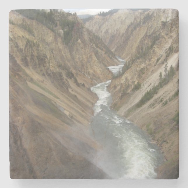 Porta-copo De Pedra Yellowstone River (Frente)