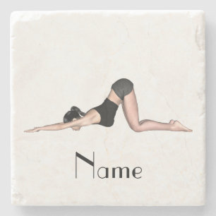 Porta-copo De Pedra Yoga Poses Thunder_Cove