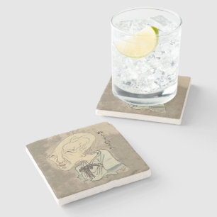 Porta-copo De Pedra Yokai Nurarihyon japonês