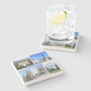 Porta-copo De Pedra zAT005 VIENNA, Áustria, Europa,