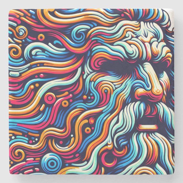 PORTA-COPO DE PEDRA ZEUS (Frente)