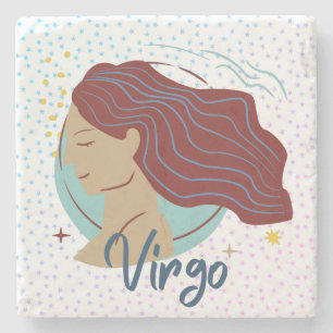 Porta-copo De Pedra Zodiac, Mulher Moderna do Virgo