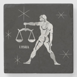 Porta-copo De Pedra Zodíaco do Libra