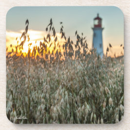Porta-copo de um farol em uns campos