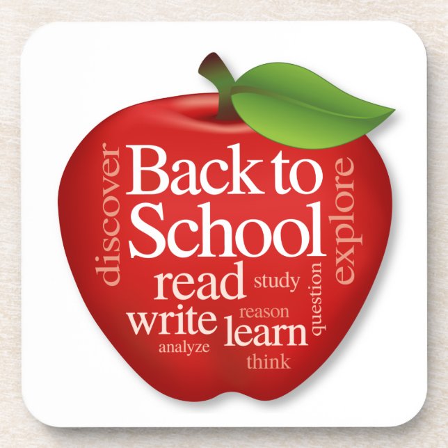 Porta-copo De volta à escola (Frente)