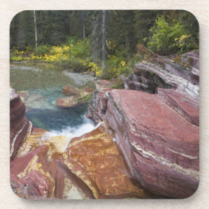 Porta-copo Deadwood Falls em Reynolds Creek no outono