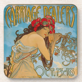 Porta-copo Dealers de carruagem por Alphonse Mucha (1902)
