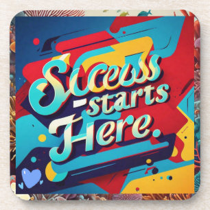 Porta-copo "Declaração de sucesso de Na moda"