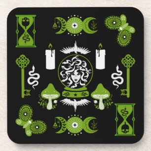 Porta-copo Decoração estética Witchcore