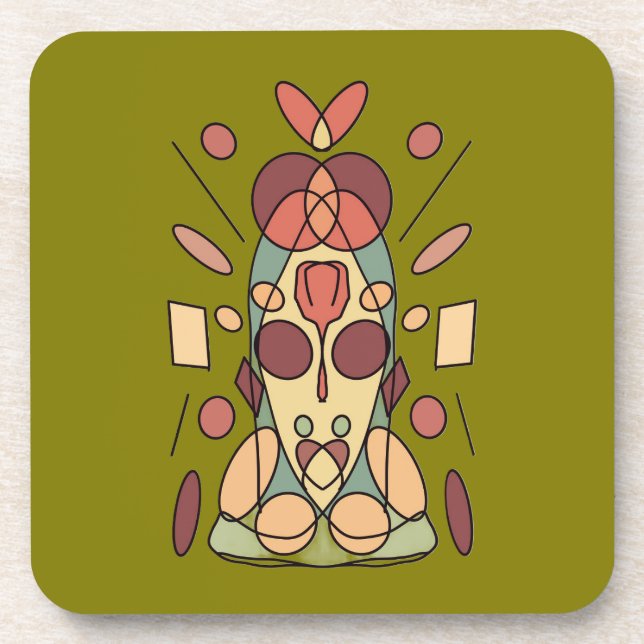 Porta-copo Decorative coach pillow  (Frente)