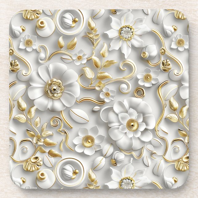Porta-copo Delicate Floral (Frente)