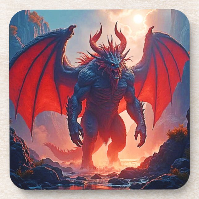 Porta-copo Demon King: Eternal Dragon Shadow Art (Frente)