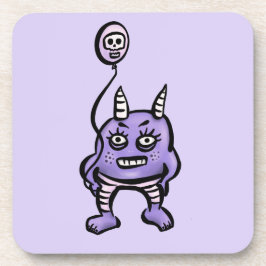 Porta-copo Demônio Engraçado Com Cartoon Gótico De Balão Crân