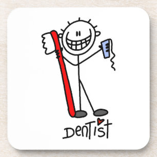 Porta-copo Dentista de Figura de Pau Básica