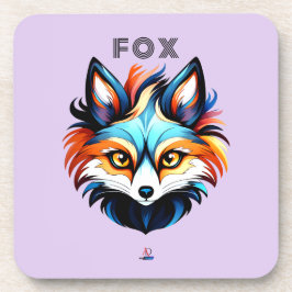 Porta-copo Der Bunte Fuchs - Kopf Portrait