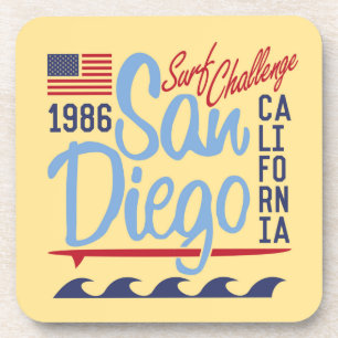 Porta-copo Desafio do Surf San Diego de 1986