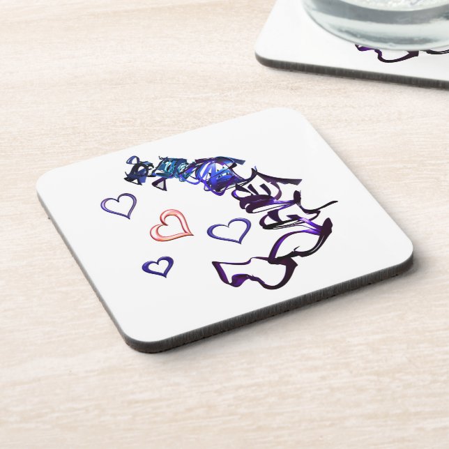 Porta-copo Desencadear minhas Portas copos plásticas do coraç (Left Side)