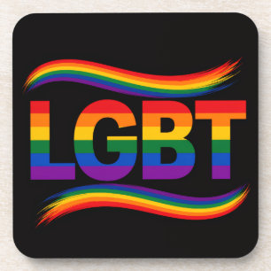 Porta-copo Desenho Arco-íris Orgulho LGBT