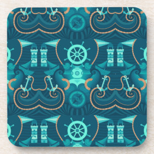 Porta-copo Design azul náutico