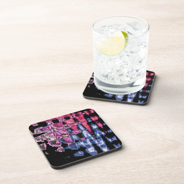 Porta-copo Design de aquarelas (Lado Direito)