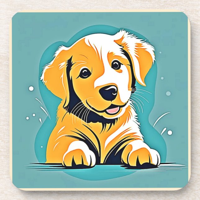 Porta-copo Design de Arte Cupada (Frente)