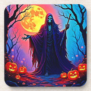 Porta-copo Design de Chamada da Morte da Lua Spooky