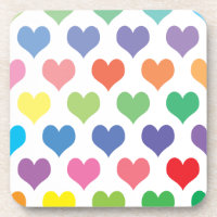Design de corações coloridos