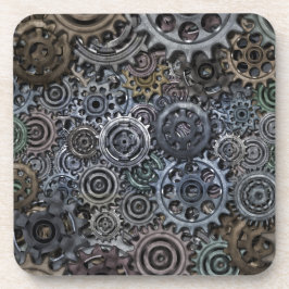 Porta-copo Design de engrenagens metálicas