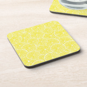 Porta-copo Design de fatias de limão