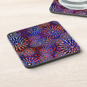 Porta-copo Design de Firework das Cores de Sinalizador Americ