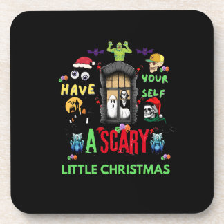 Porta-copo Design de Natal Assustador