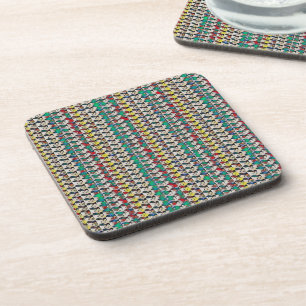 Porta-copo Design de Padrão Abstrato em Mosaico Divertido 130
