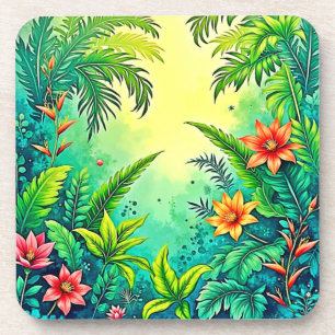 Porta-copo Design de Paraíso Tropical Jungle Lush