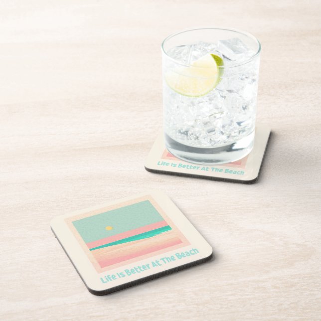 Porta-copo Design de praia (Lado Direito)