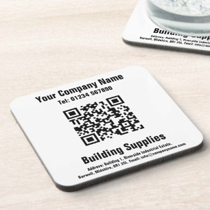 Porta-copo Design de QR Code para Materiais de Construção